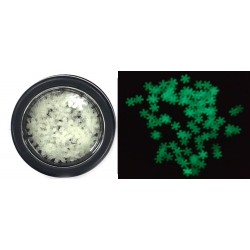 Glitter sclipici stelute cu efect UV #312402